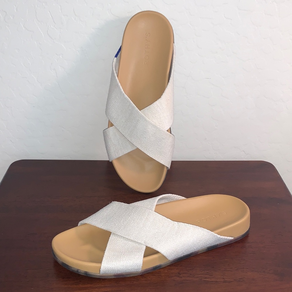 ROTHY’S BRAND NEW SIZE 9.5 WEEKEND SLIDE SLIP ON SANDALS